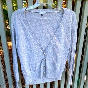 Kanjana Cashmere Sweater with Pearl Buttons